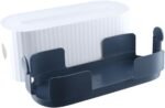 Wire Storage Box Large Capacity Data Cable Power Cord Socket Storage Box Desktop Cable Management Box Router Bracket Cord Organizer Box to Hide Power Strips