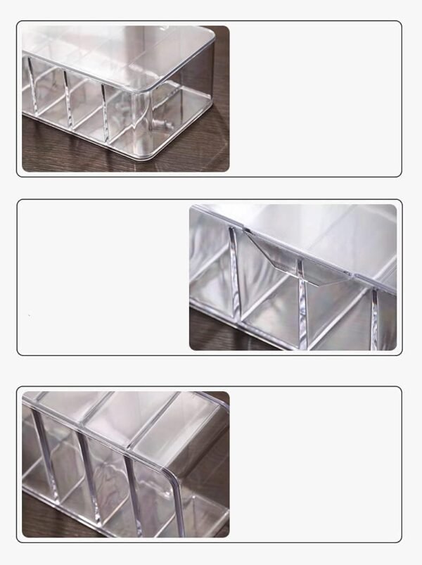 1 PCS Storage Cable Box Hub Finishing Box Desktop Data Cable Box Nail Jewelry Box Storage Box