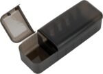 Desktop cable organiser, translucent storage box for drawers, offices and electronic device management. (Grey, M-11.3x4x3.3in)