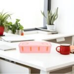 Plug Socket Dust Safety Box Pink Cable Hider Box for Storage and Organization of Cords Wires and Cables for Desk and Home Use