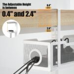 Under Desk Cable Management Tray White,  Wire Organizers No Drill, Cable Tray with Clamp for Wire Management, Cord Organization Box for Office, Home - No Damage to Desk