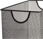 Mesh Steel Desktop Hanging File Holder, Letter Size, 12.4" x 9.53" x 5.5", Black